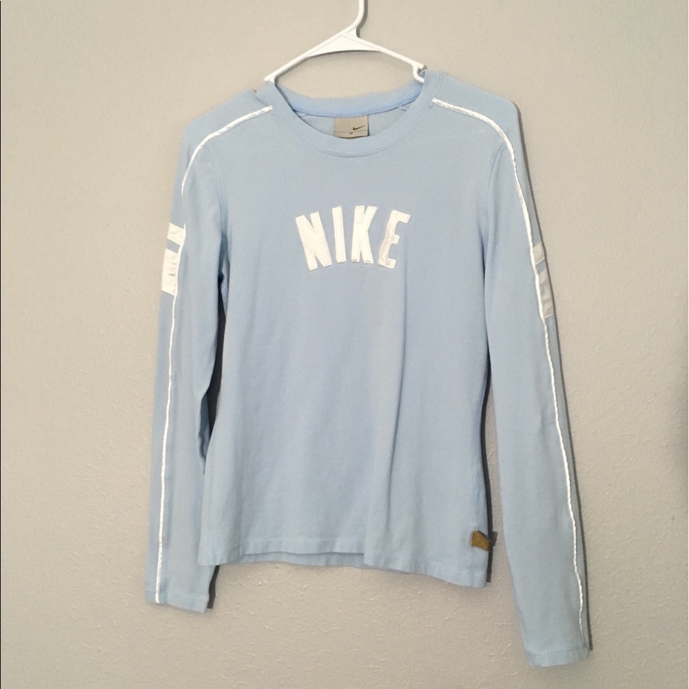 Nike silk logo top